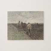 農家を耕すこと、アントンの藤色 ジグソーパズル (横)