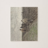 農家を耕すこと、アントンの藤色 ジグソーパズル (縦)