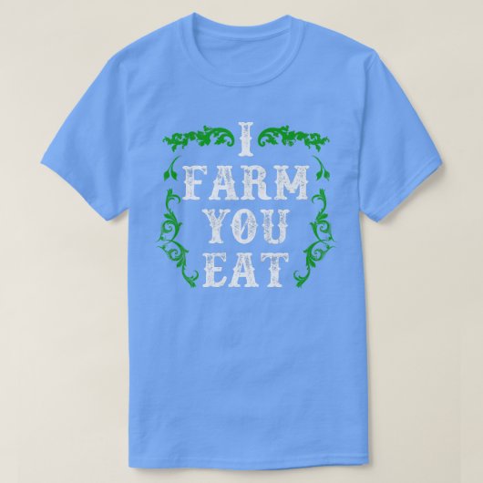 農家アイファームユー食べ Tシャツ (デザイン正面)