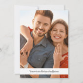 農家イタリアンの結婚式の日付の保存 招待状 (裏面)