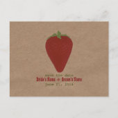 農家インスパイア市場保存日 |いちご 案内ポストカード (正面)