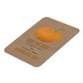 農家インスパイア市場保存日 |カボチャ マグネット (左側)