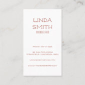 農家エッグサプライヤー水カラーヘンファーム 名刺 (裏面)