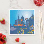 農家オンアトラクター スタンダードランチョンナプキン (インサイチュ)