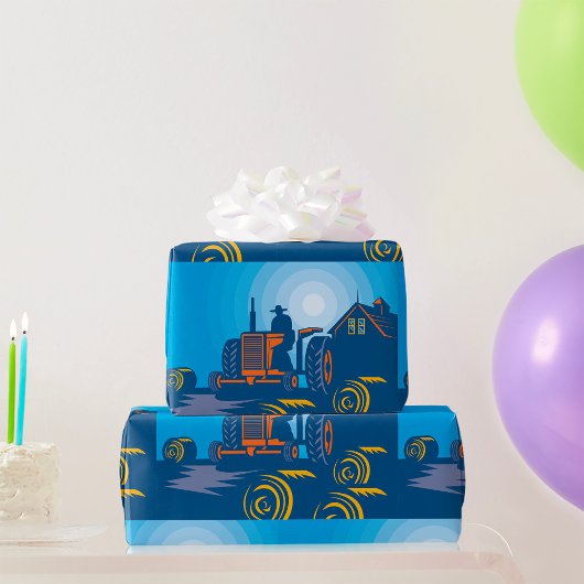 農家オンアトラクター ラッピングペーパー