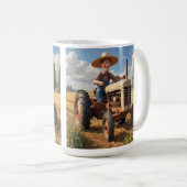 農家オントラクター コーヒーマグカップ (正面右)