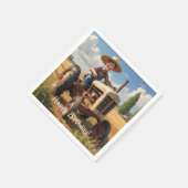 農家オントラクター スタンダードカクテルナプキン (角)