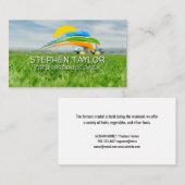 農家オントラクター | 農地 名刺 (正面/裏面)