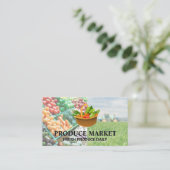 農家オントラクター |食料品店のプロデュース・スタンド 名刺 (スタンド正面)