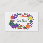 農家ガーデニングモダン造園ガーデナーベグ 名刺 (正面)