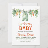 農家ガーデンクローザライン地元で栽培されたシャワー 招待状 (正面)