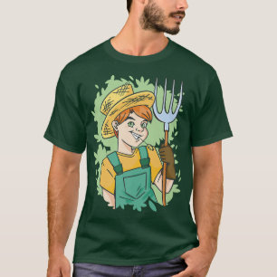 農家キッドボーイファームガイ Tシャツ