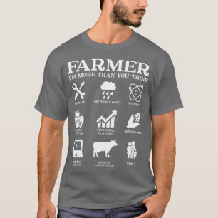 農家ギフトアイディア農業農業愛国 Tシャツ