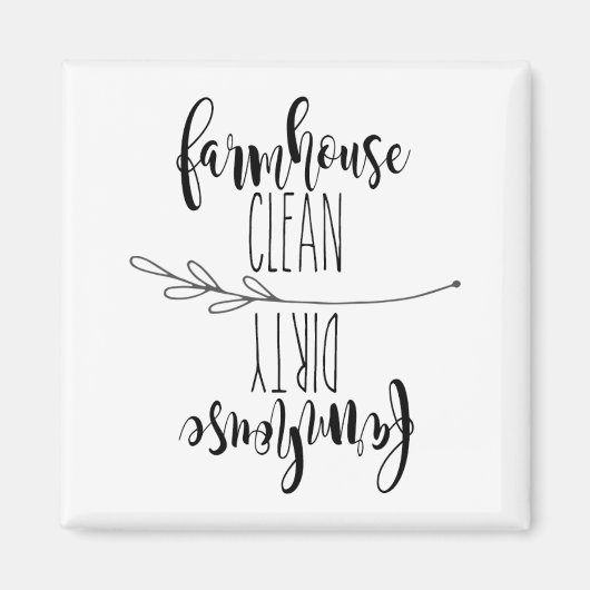 農家クリーン/ダーティ食洗機磁石 マグネット (正面)