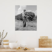 農家シャープニングScythe, 1937 ポスター (キッチン)