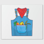 農家シンプルキュートファーム ラッピングペーパー (フラット)