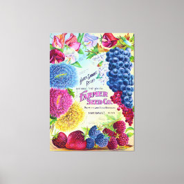 農家シード会社ヴィンテージ広告 キャンバスプリント