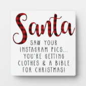 農家スタイルおもしろいクリスマスサイン フォトプラーク (正面)