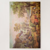 農家ズホームハーベストラージパズル ジグソーパズル (縦)