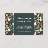 農家ズマーケットニードルファームグリーンルースター 名刺 (正面)