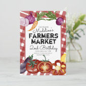農家ズマーケット野菜フルーツファーム誕生日 招待状 (スタンド正面)