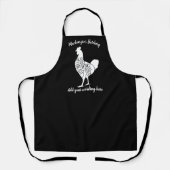 農家チキン肉屋の肉は芸術的な小さなホルダーを切る エプロン (正面)