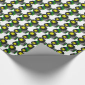 農家トラクタパターンギフトラップ、農業車両 ラッピングペーパー (角)