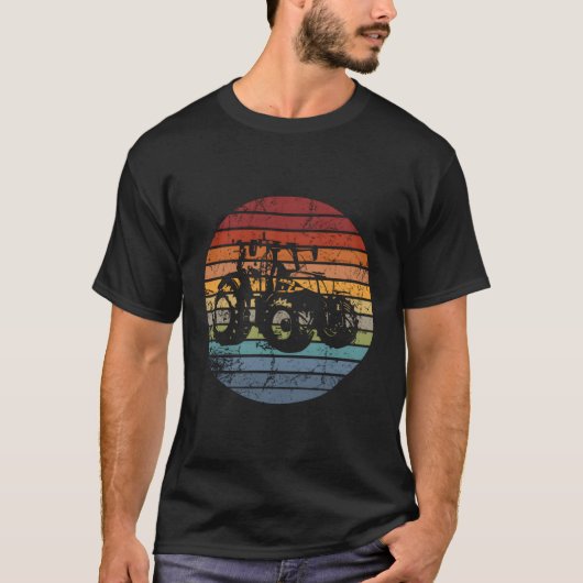 農家トラクタ Tシャツ (正面)