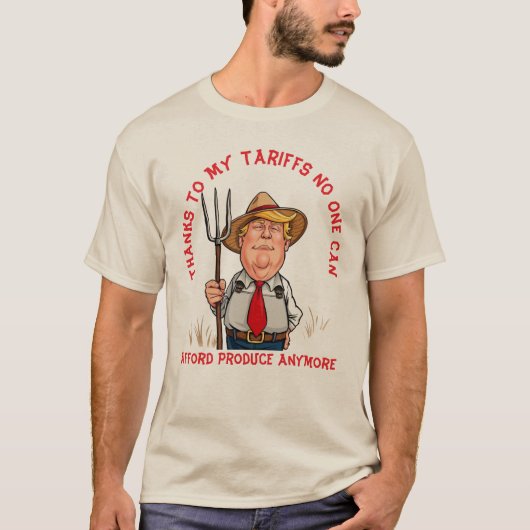 農家トランプ関税 Tシャツ (正面)