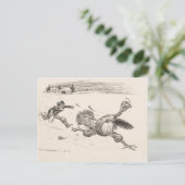 農家トルコ追いかけ – William Walker ポストカード (スタンド正面)