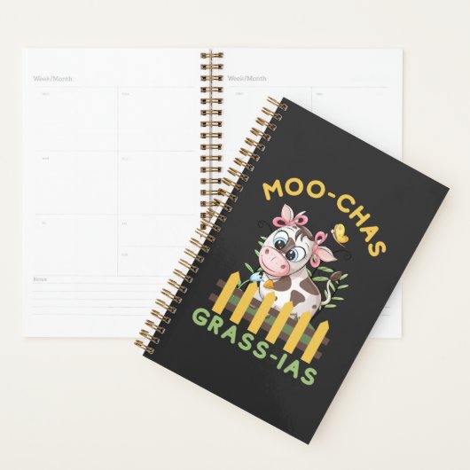 農家ハイファーカウファームガールモーチャスグラシアス プランナー手帳 (ディスプレー)