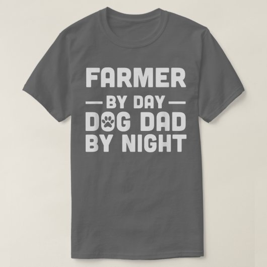 農家バイデイドッグパパバイナイト Tシャツ (デザイン正面)
