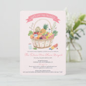 農家バスケットオフ市場フローラブライダルシャワー 招待状 (スタンド正面)
