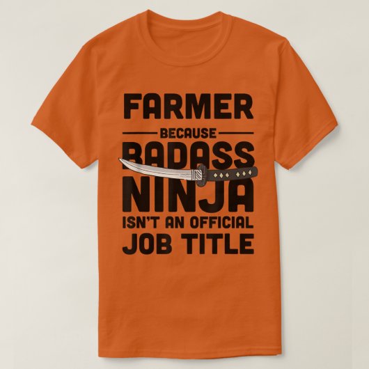 農家バトラス忍者 Tシャツ (デザイン正面)