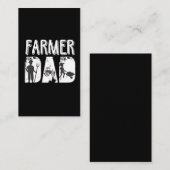 農家パパ農業用父農業トラクタ 名刺 (正面/裏面)