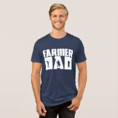 農家パパ-農業父の日 トライブレンドTシャツ (正面全面)