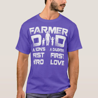 農家パパAソンズファースト・ヒーローA娘ファースト・ロフ Tシャツ