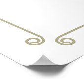 農家パーソナライズされた市場ベビーシャワー歓迎 ポスター (角)