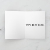 農家ファームグリーティングカードまたは誕生日カードトラクター カード (内部)