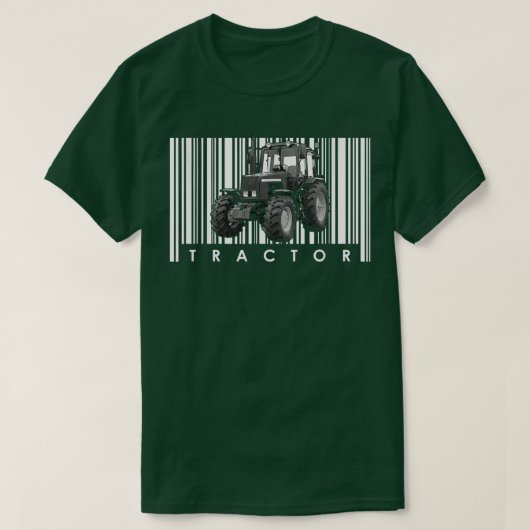 農家ファーム農業農業用ドライバトラクタ Tシャツ (デザイン正面)