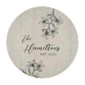 農家フローラカスタム設立年 カッティングボード (正面)