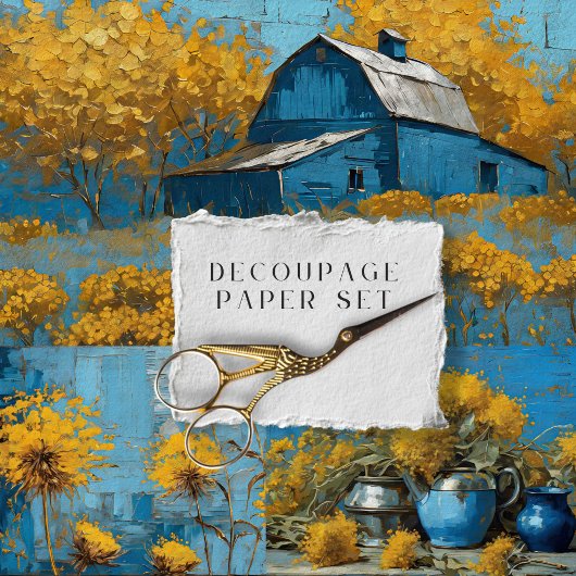 農家フローラ素朴ヴィンテージテクスチャの分離 ラッピングペーパーシート