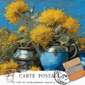 農家フローラ素朴ヴィンテージテクスチャの分離 ラッピングペーパーシート