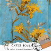 農家フローラ素朴ヴィンテージテクスチャの分離 ラッピングペーパーシート