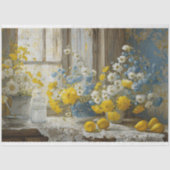 農家フローラ素朴ヴィンテージテクスチャの分離 薄葉紙 (正面)