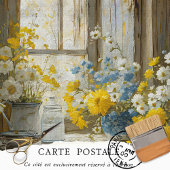 農家フローラ素朴ヴィンテージテクスチャの分離 薄葉紙