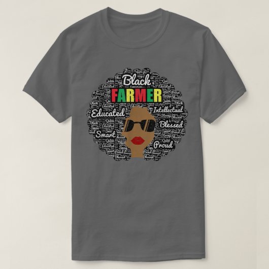 農家ブラック歴史月間 Tシャツ (デザイン正面)