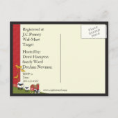 農家ベビーシャワー葉書招待状 インビテーションポストカード (裏面)