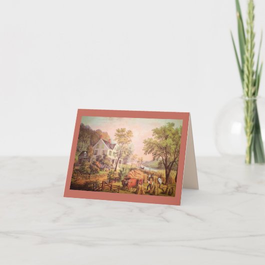 農家ホームハーベストサンキューカード サンキューカード (正面)