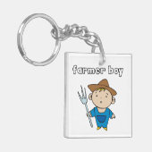 農家ボーイ キーホルダー (正面左)